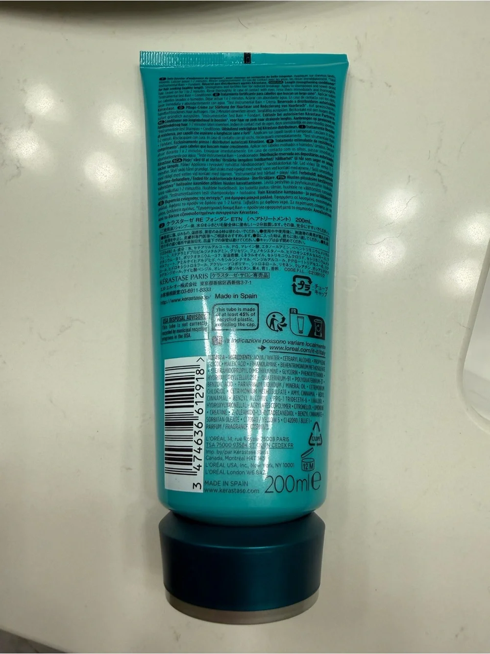Kérastase Resistance Fondant Extentioniste Conditioner - Teal & Dark Teal
